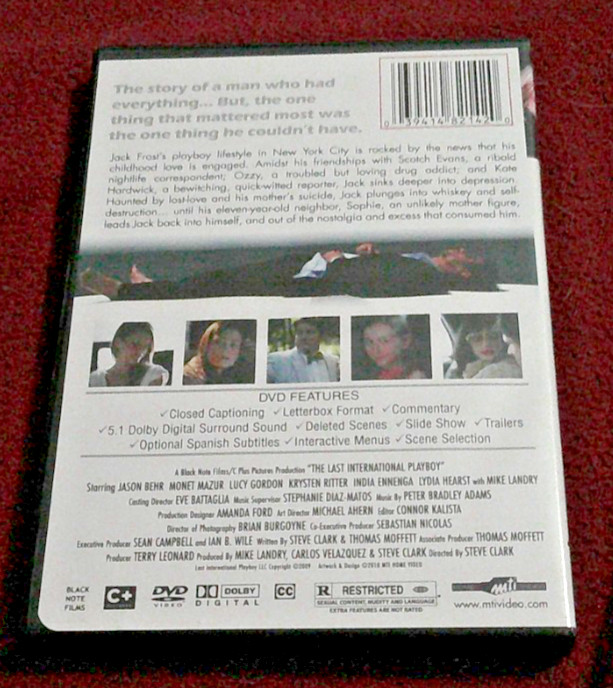 The Last International Playboy RARE DVD Steve Clark, Jason Behr, Monet Mazur