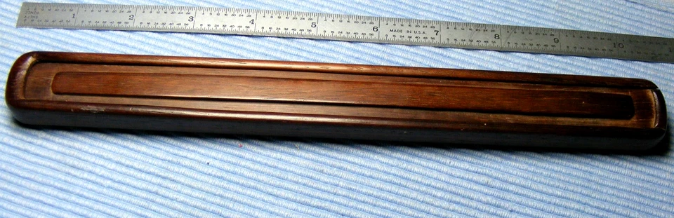 Palillos de madera dura vintage de 9 pulgadas con estuche Foto 2 de 3