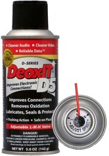 DeoxIT D5S-6 Spray, More Than A Contact Cleaner, 142g, Integrated Straw, Pack...