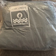 Oak Creek Lost Valley Hammock Mosquito Net Rain Fly Tree Straps 4lb Nylon Green