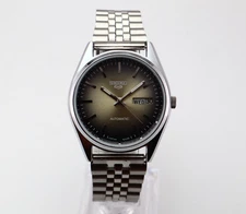 Vintage Seiko 5 Automatic 6309A 17 Jewels D/D Japan made Man's Wrist Watch
