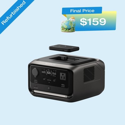 EcoFlow River 3 Plus 286Wh Wireless Boost Combo & 5000mAh RAPID Power Bank