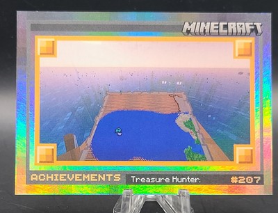 2024 Panini Minecraft #207 Treasure Hunter Iron Holofoil /475