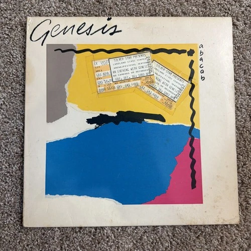 Abacab by Genesis (1981 Vinyl LP) SD 19313 With Original concert tickets