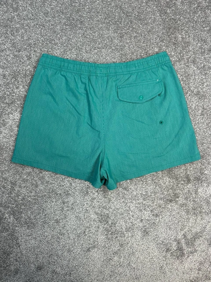 Pantalones cortos de tabla Athleta Marin para mujer pequeños verdes forrados a rayas elásticos tiro alto Foto 2 de 4