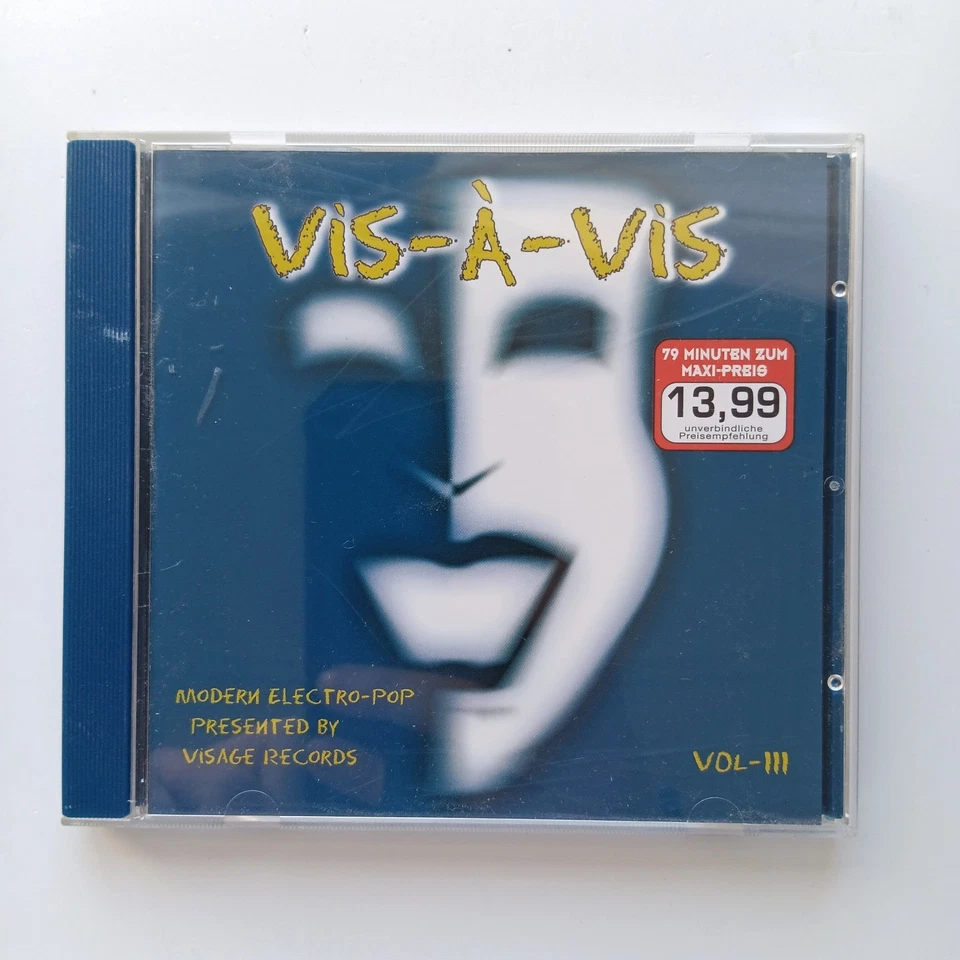 Vis-A-Vis Vol 3 CD 1999, Electro Synth-Pop Compilation Visage Records Germany