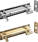 SOLID BRASS CRANKED NECKED SLIDING DOOR BOLTS IN 2 SIZE