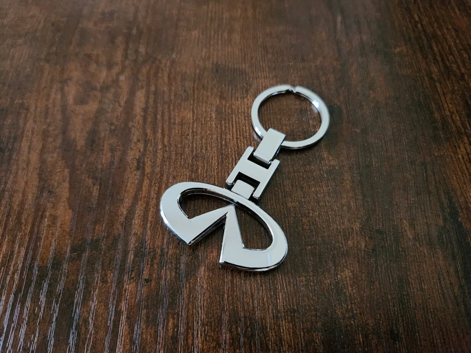 Infiniti G35 Q50 QX60 FX37 Keychain Chrome Metal BRAND NEW 2025 - Image 3 of 3