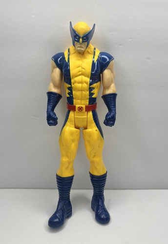 Marvel Hasbro X-Men Action Figure Wolverine Titan Hero Series - Giocattolo Da 28,5 Cm, 5 Punti Di Snodo, Design Classico, Regalo Per Bambini Da 4 Anni In Su