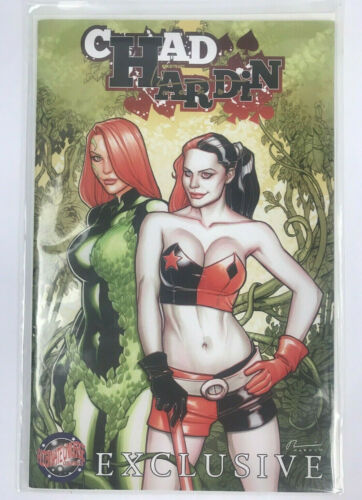 Harley Quinn Chad Hardin Alternative Universe Exclusive Signed Comic Sketch Book - Picture 1 of 11