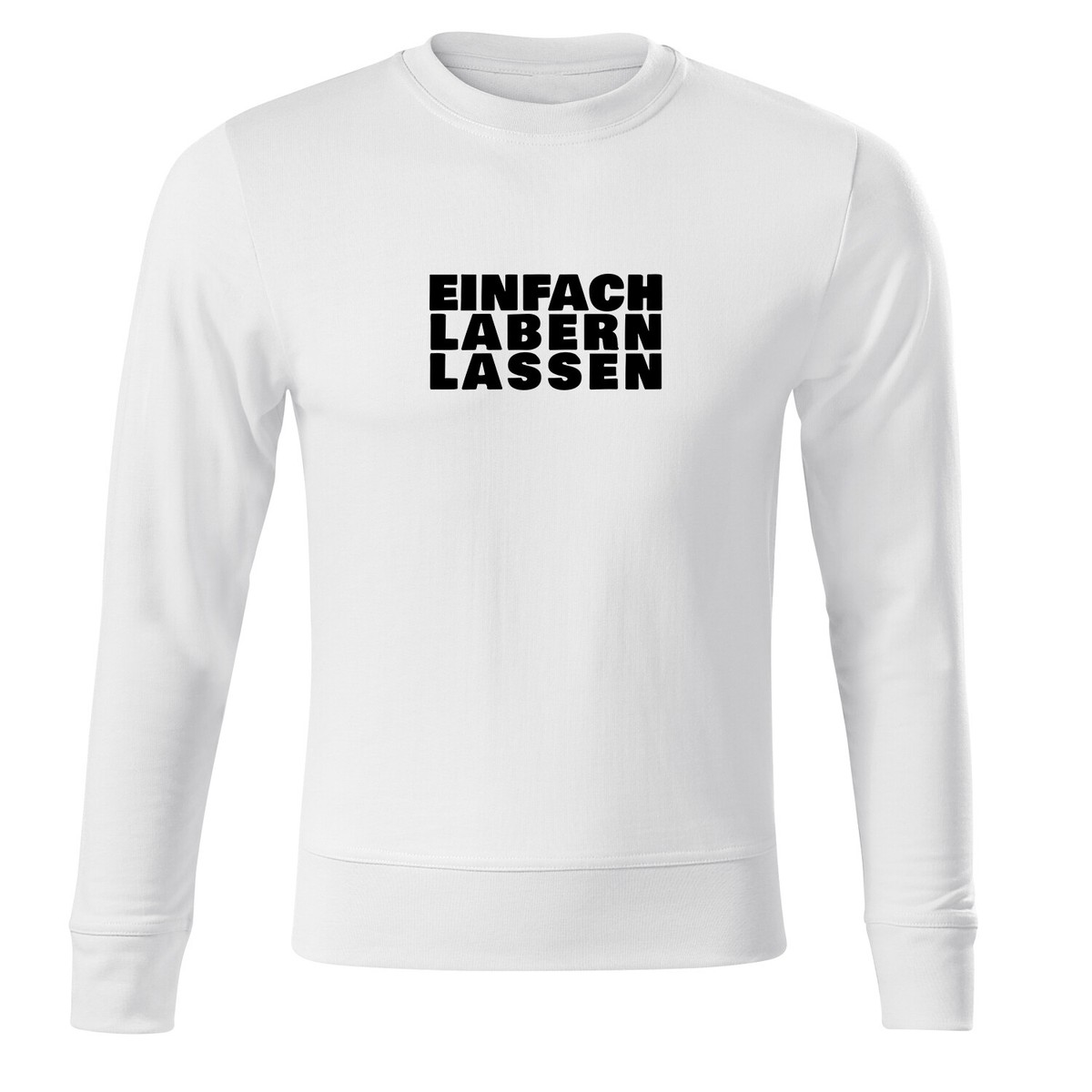 Premium Herren Pullover Mit Spruch Sweatshirt Ohne Kapuze N ... NEU S-XXXL