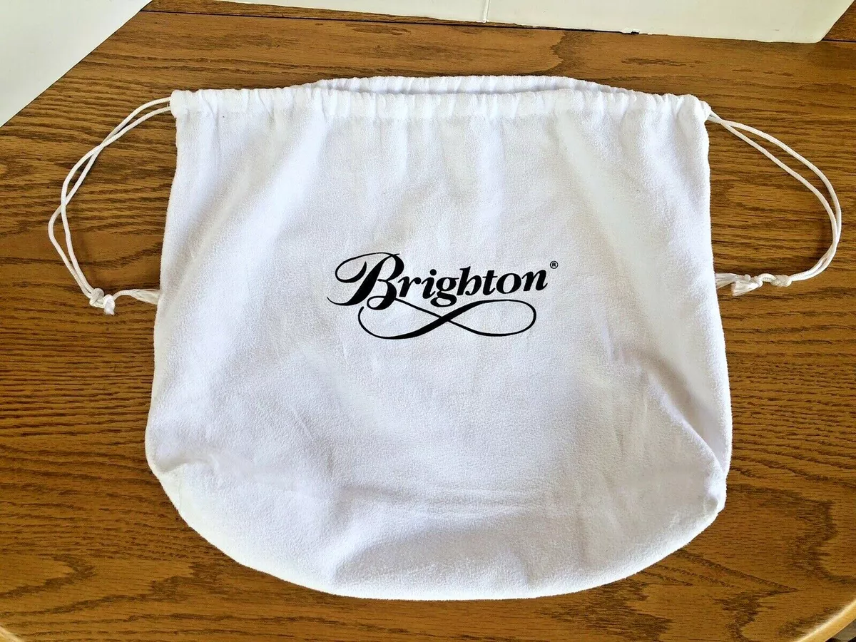 BRIGHTON Drawstring Dust Bag Purse / Storage Bag / Large Size 18” x 13”