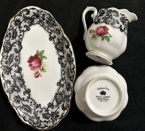 Royal Albert Cream And Sugar Bowls Senorita - Picture 9 of 9