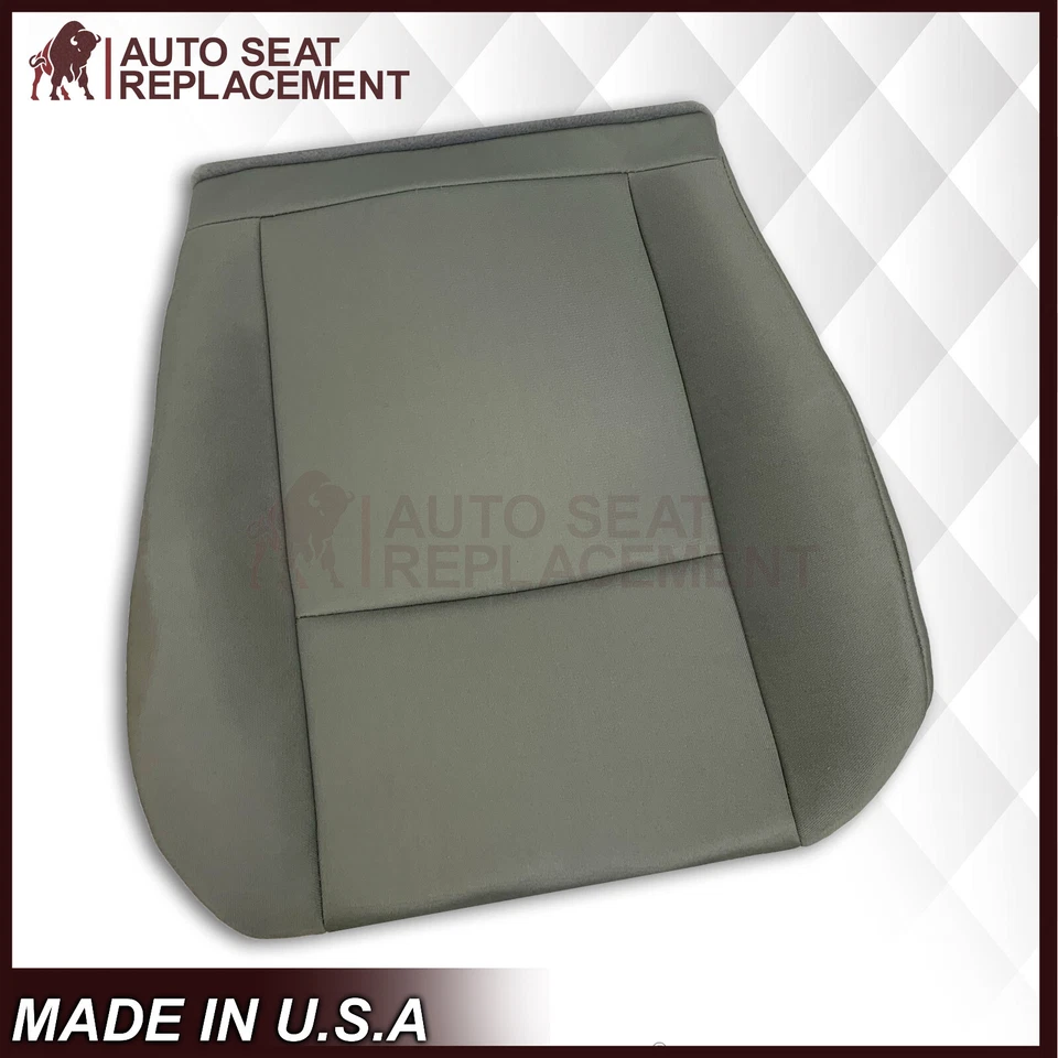 2009 - 2020 福特 E150 E250 E350 范司机底部灰色织物布座椅套 — 第 2/4 张图片