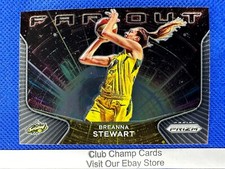 2021 #7 Breanna Stewart WNBA Panini Prizm Far Out Insert Storm