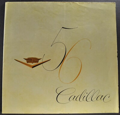 1956 Cadillac Brochure 60 62 Deville Eldorado 75 Nice Original 56 Not a Reprint