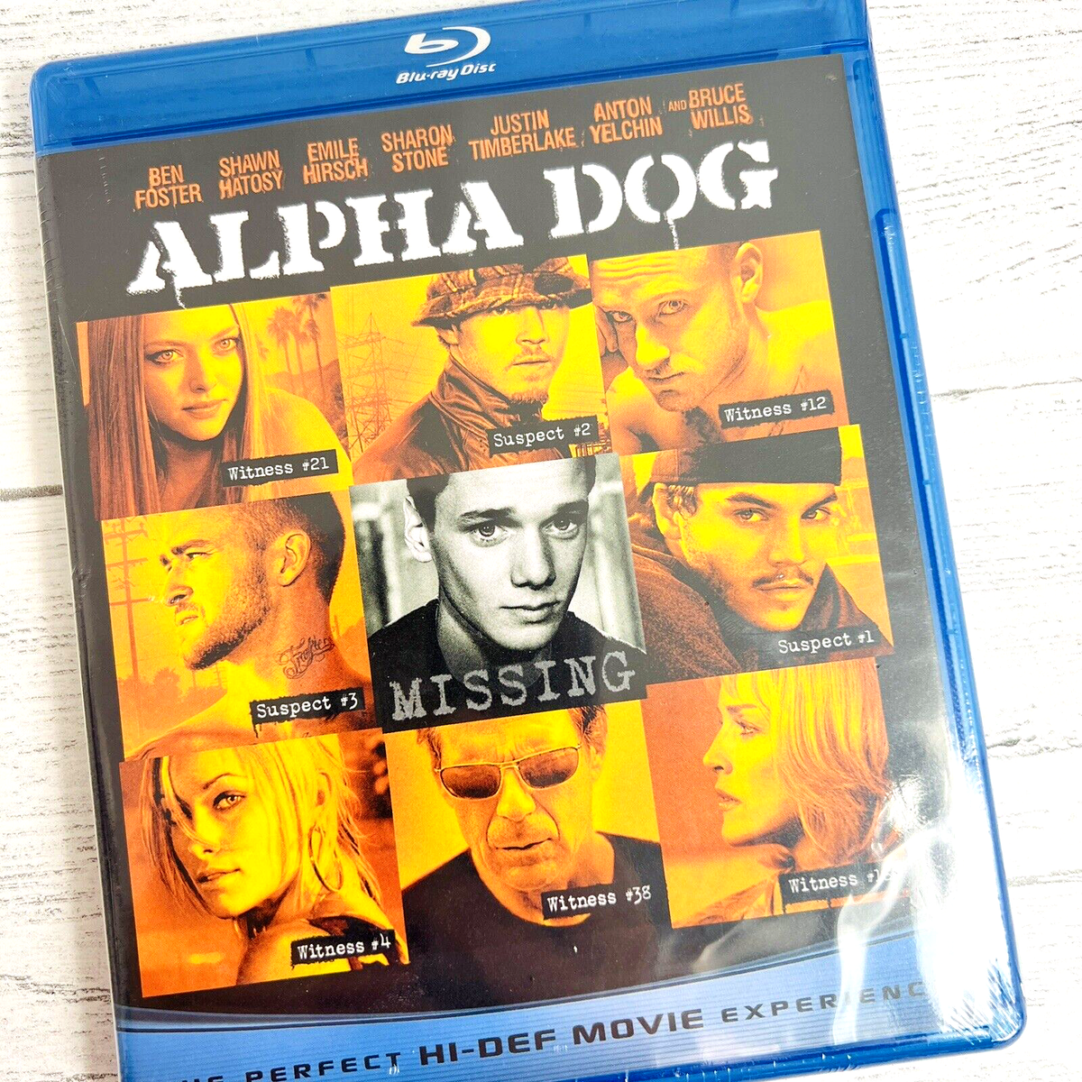 Alpha Dog 2007 Blu ray Bruce Willis Emile Hirsch Justin Timberlake