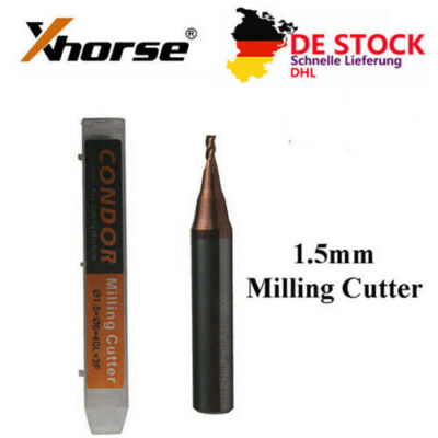 5X Xhorse 1.5mm Milling Cutter Work for CONDOR XC-007 Master Serie Machine Tools
