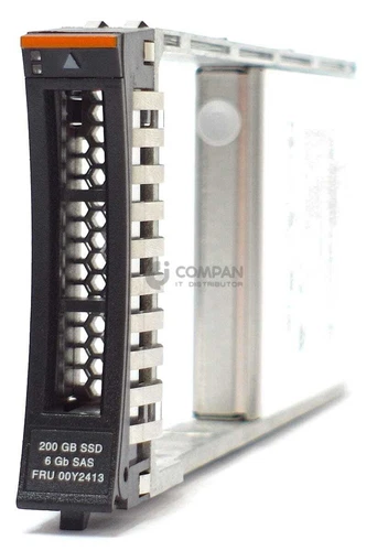 00Y2413 IBM SSD 200GB SAS 6G 2.5" SFF HOT-SWAP FOR STORWIZE V3700 G1