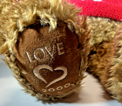 GUND Millennium 2000 Love Brown Teddy Bear 34