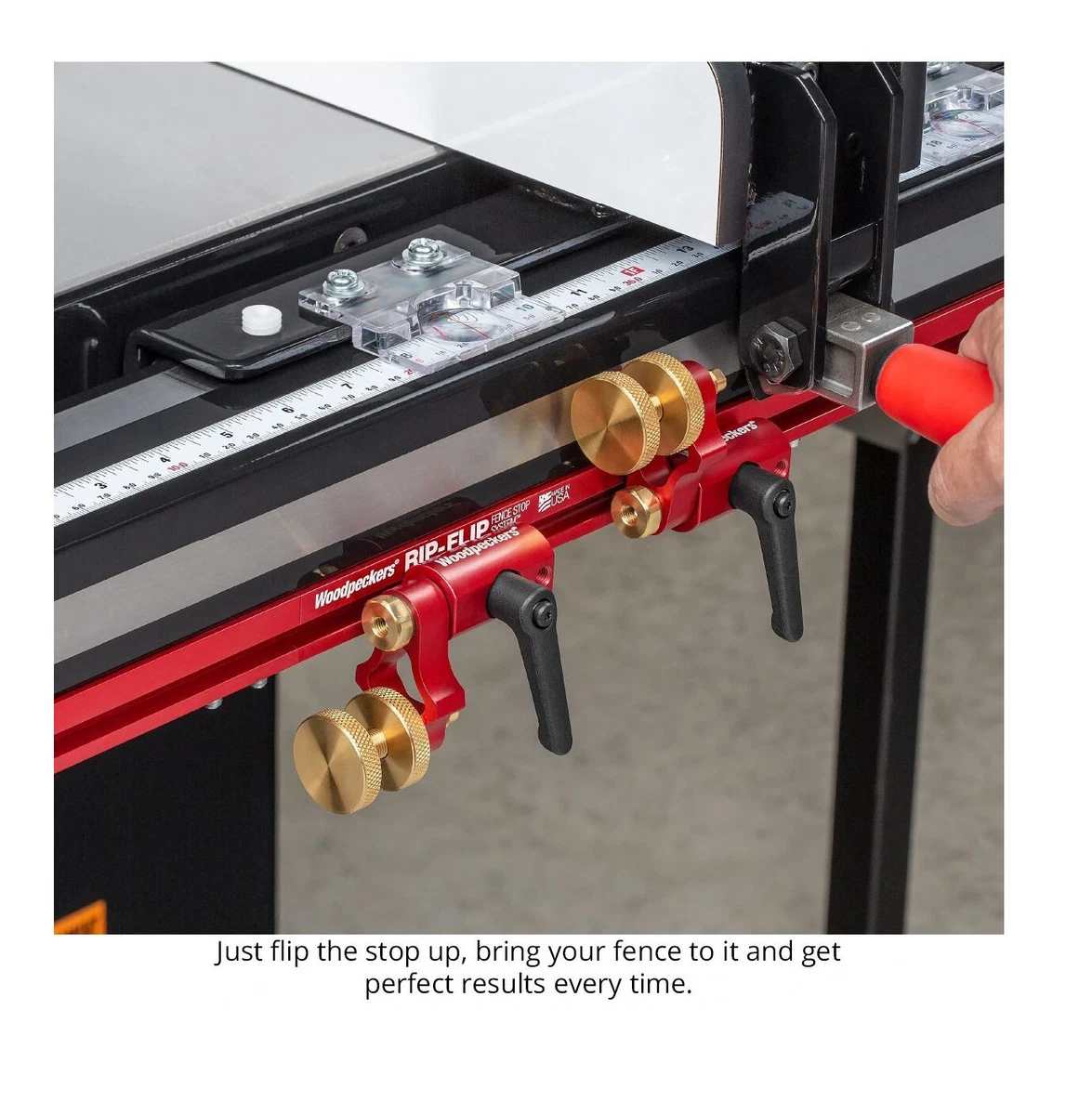 Woodpeckers Tools Rip Flip Fence Stop System 36