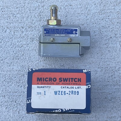 HONEYWELL MICRO SWITCH WZE6-2R09 LIMIT SNAP SWITCH WITH ROLLER WZE62R09 NEW