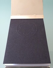 sehr sch&ouml;nes MEMOPAD in CHROM mit vollst&auml;ndigem MONTBLANC - BLOCK, sehr EDEL