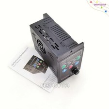 Single To 3 Phase 750W 1HP 220V Variable Frequency Drive Inverter VFD VSD 1-99HZ
