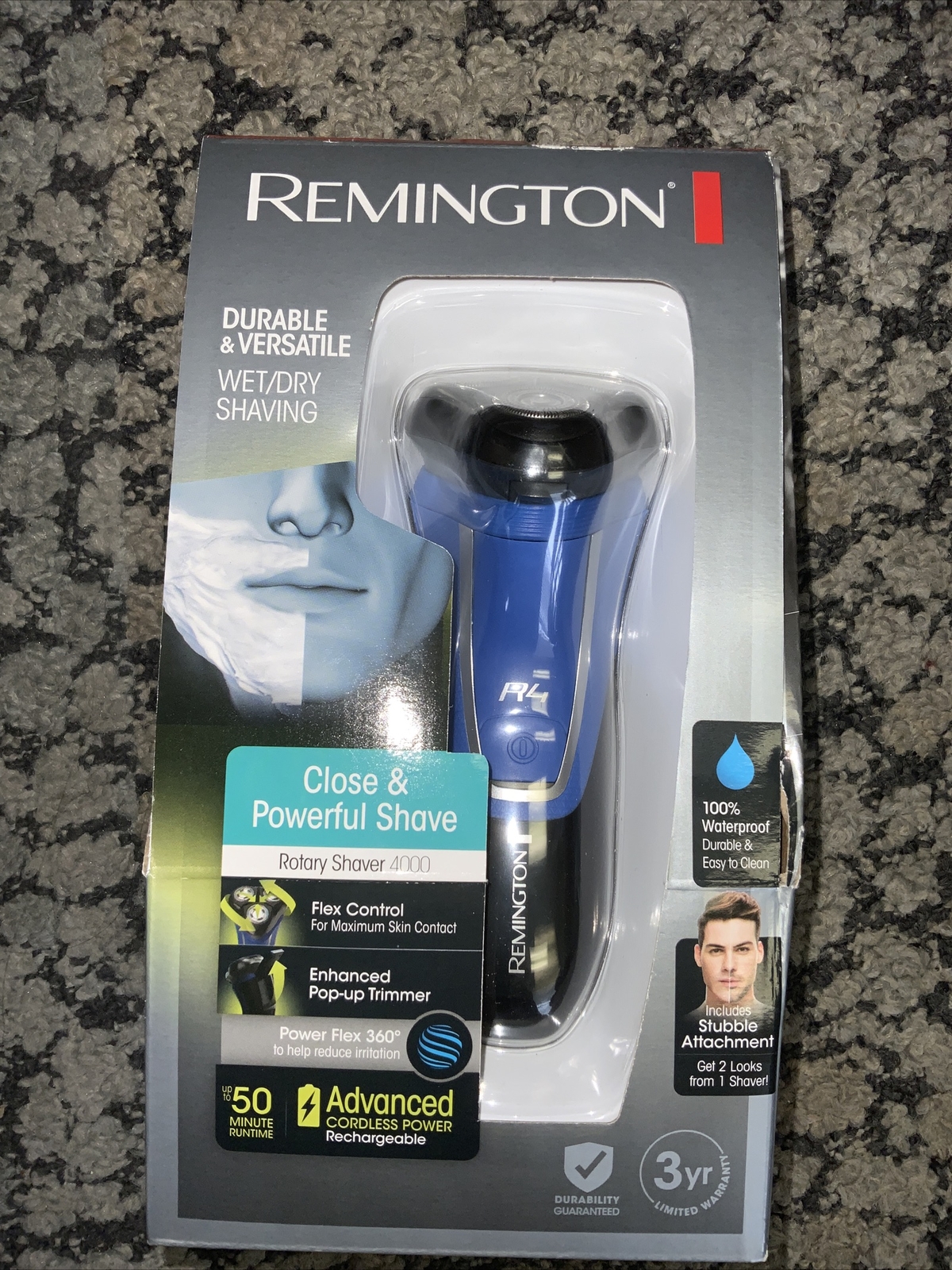 Remington Rotary Shaver 4000 Cordless Wet/Dry 074590554861 74590554861 eBay