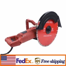 14" Concrete Saw Electric Demo Saw Concrete Saw Cutter Wet Dry Masonry Cut Saw
