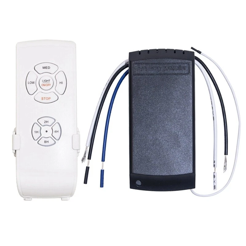 Universal Ceiling Fan Lamp Remote Control Kit AC 220V Timing Setting Switch AdX3