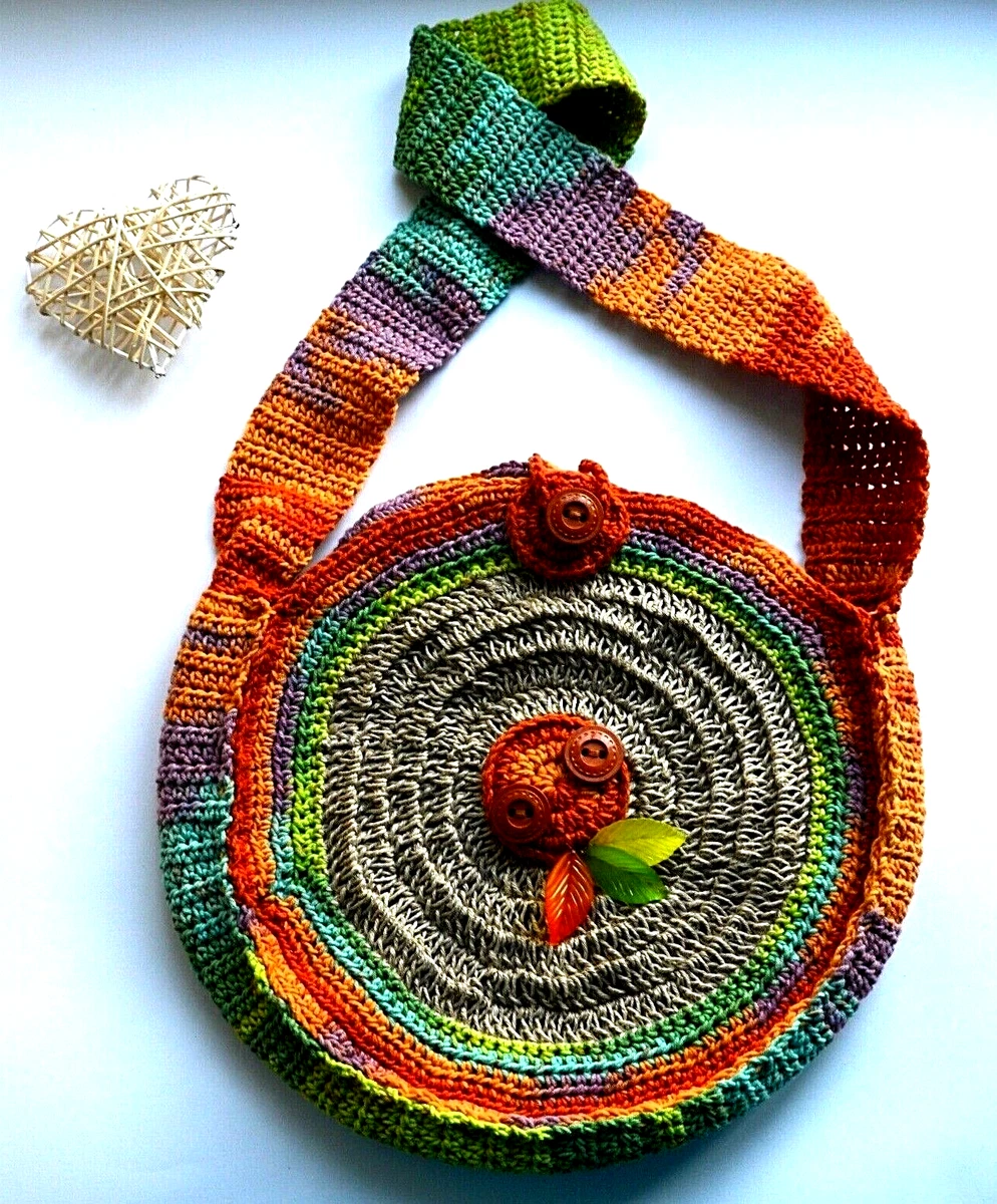 crochet boho bag