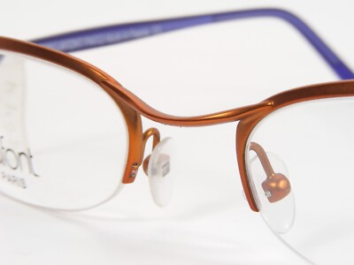 Jean Lafont PARIS KIMONO 093 Burnt Orange UNIQUE RARE EYEGLASSES