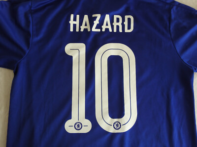 Chelsea 2015 Home Jersey #10 Hazard Adidas Blue UCL Shirt
