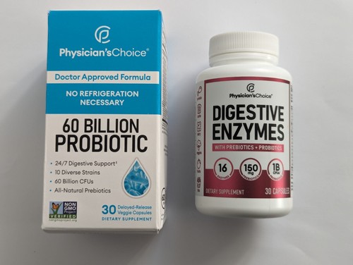 Physician's Choice 60 Billion Probiotic & Digestive Enzymes Bundle USA