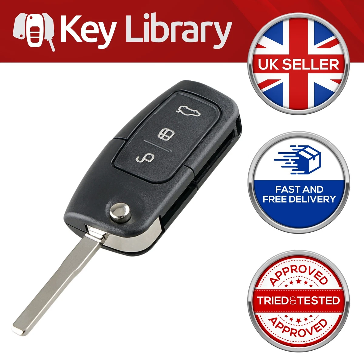 Ford key fob case replacement deals