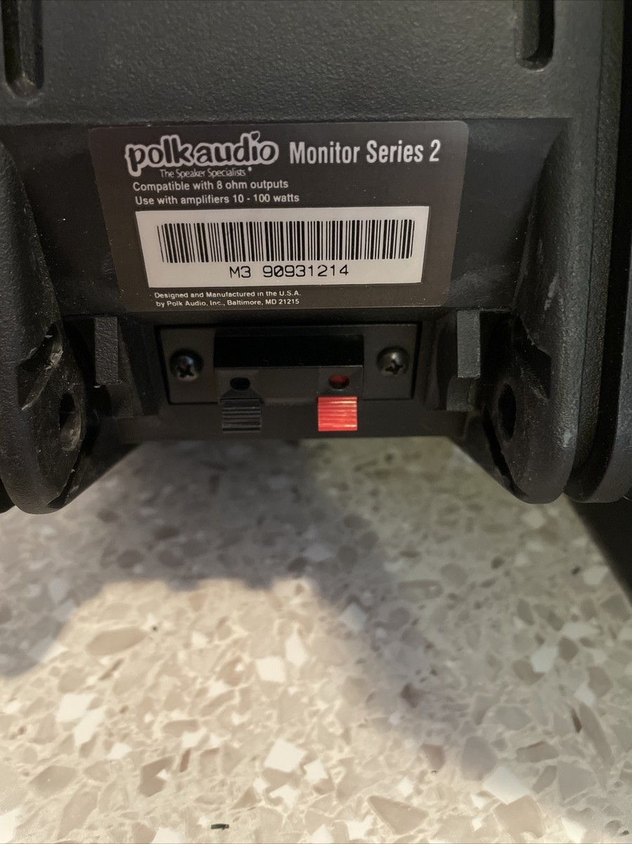 POLK AUDIO MONITOR SERIES 2 HIGH QUALITY COMPACT SIZED SPEAKERS | eBay