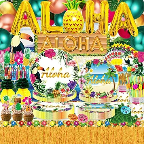 Luau clearance party supplies