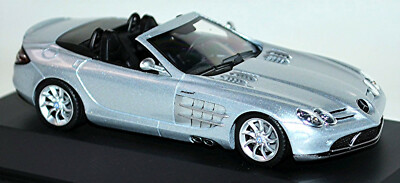 Mercedes Benz SLR McLaren Roadster crystal laurit silver metallic 1:43 Minichamp