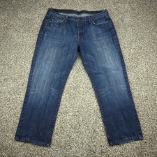 Citizens of Humanity Jeans Mens 40 The Easy Blue Full Leg Button Fly Straight