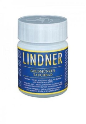 1 Lindner Coin Cleaning Dip For Gold Coins Immersion Bath 250 ml. Safe Solution 