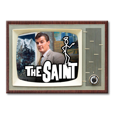 THE SAINT TV Show TV 3.5 inches x 2.5 inches Steel FRIDGE MAGNET