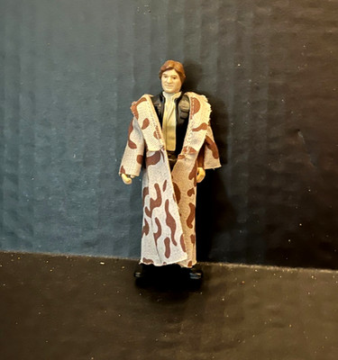 1984 Vintage Kenner Star Wars Endor Camo Trench Han Solo Action