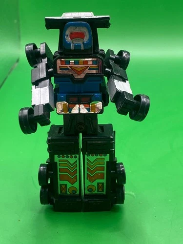 Vtg Remco ZYBOTS Series 04 1984 TRAC Black Robot TRACTOR TRAILER Transform Semi