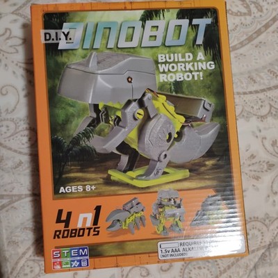 DIY Dinobot STEM 4 In 1 Robots NIB 