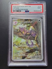 2025 POKEMON WHT EN-WHITE FLARE ILLUSTRATION RARE #137 LIEPARD PSA 9 on eBay
