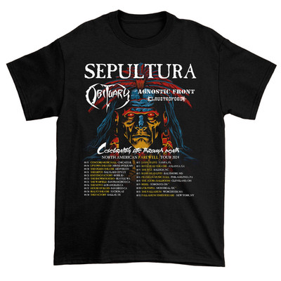 Celebrating Life Through Death - Sepultura Short Sleeve T-Shirt Unisex BK091
