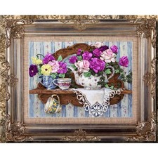 B&auml;ndchenstickset f&uuml;r Anf&auml;nger buntes Blumenmuster diy Wohnkultur