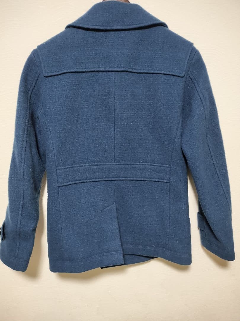 BURBERRY BLACK LABEL Shadow Check Peacoat Blue Size M From Japan thumbnail 2