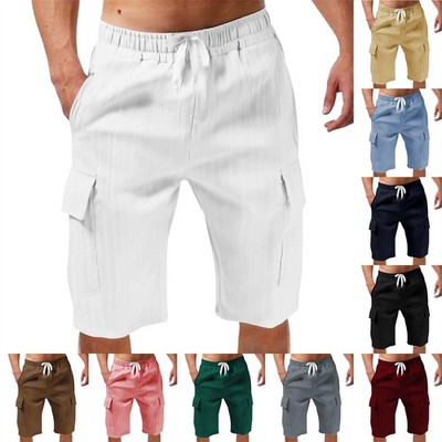 Herren Sporthose Short Bermuda Kurzhose Cargohose Kurze Hose Jogging Cargo Hose